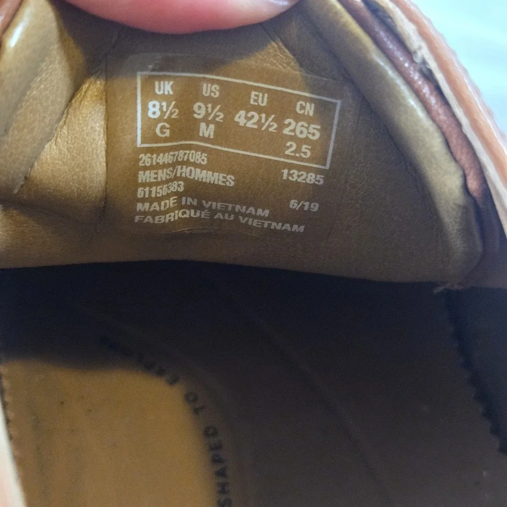 Clarks Un Tailor Mid Unstructured Brown Leather Chukka Boots Men's 9.5M 26144678